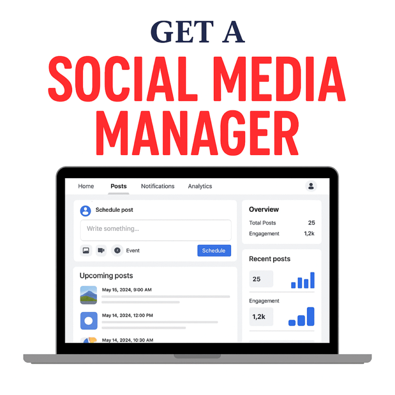 Get a Social Media Manager