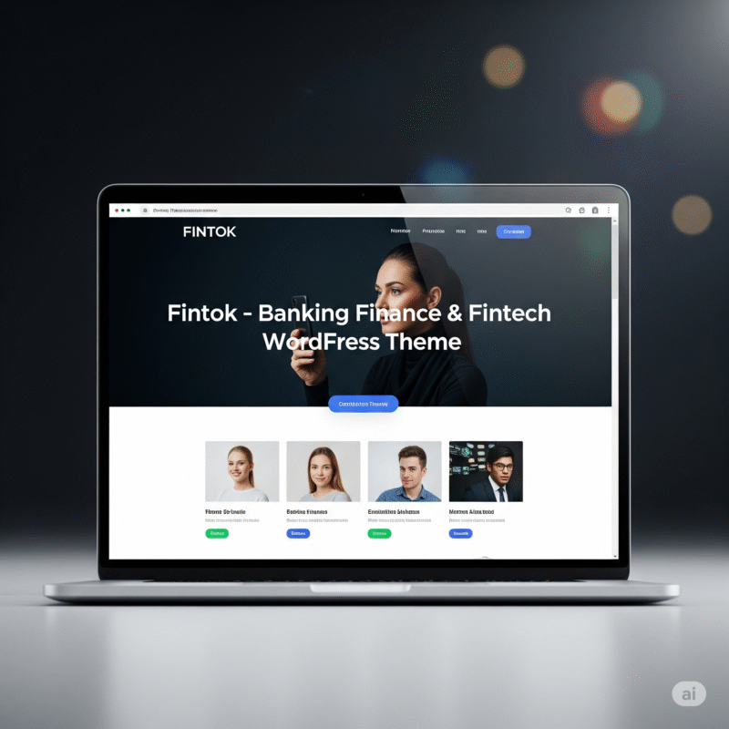 Fintok - Banking Finance & Fintech WordPress Theme